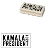 カマラで大統領に ラバースタンプ (押印)