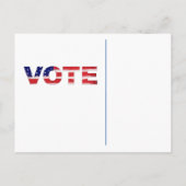 カマラとアメリカ国旗の色 ポストカード (裏面)