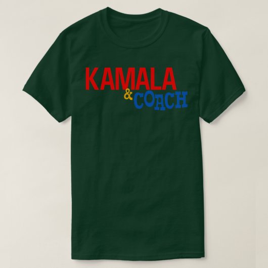 カマラとコーチTシャツ1 Tシャツ (デザイン正面)
