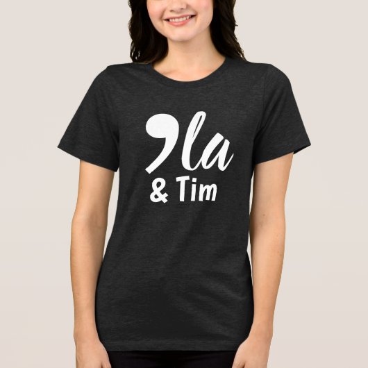 カマラとティム2024 トライブレンドTシャツ (正面)