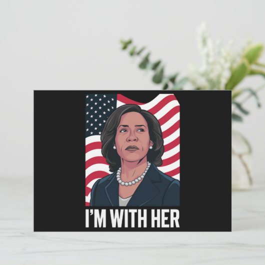 カマラと一緒 2024年大統領選にカマラを支持しよう 招待状 (スタンド正面)