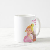 カマラにかわいい子どものいない猫レディース コーヒーマグカップ (正面右)