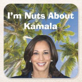 カマラのことには夢中だ スクエアペーパーコースター