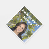 カマラのことには夢中だ スタンダードランチョンナプキン (角)