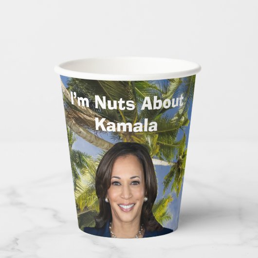 カマラのことには夢中だ 紙コップ (正面)