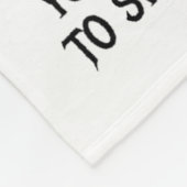 カマラのために全部を掃き出すために幾つかの箒が必要だ フリースブランケット (角)