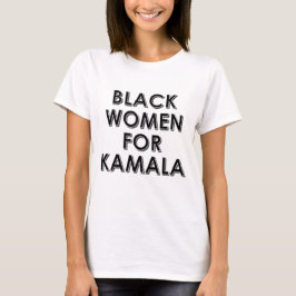 カマラのための黒人女性 Tシャツ