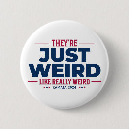 カマラのアンチ風変わりトランプ・キャンペーンだ 缶バッジ