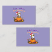 カマラのキャットレディース:カマラのサポート 名刺 (正面/裏面)