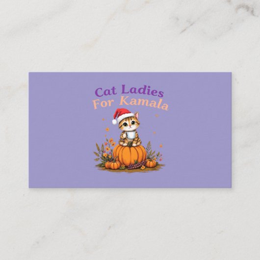 カマラのキャットレディース:カマラのサポート 名刺 (正面)