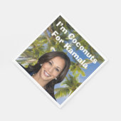 カマラのココナッツだ スタンダードランチョンナプキン (角)