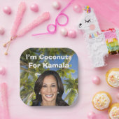 カマラのココナッツだ ペーパープレート (パーティー)