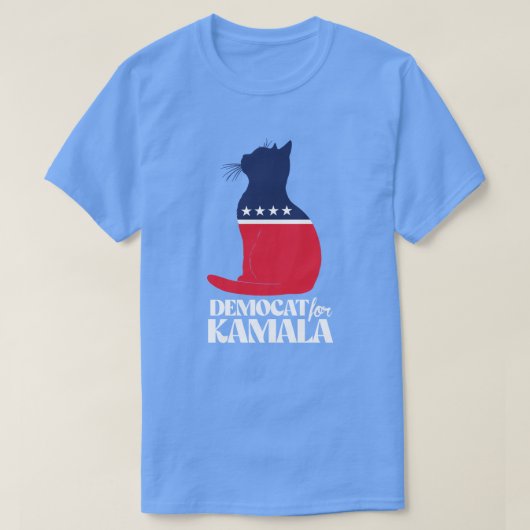カマラのデモネコ Tシャツ (デザイン正面)