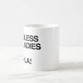 カマラの子どものいない猫レディース コーヒーマグカップ (中央)