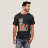 カマラの子どものいない猫レディ Tシャツ (正面フル)