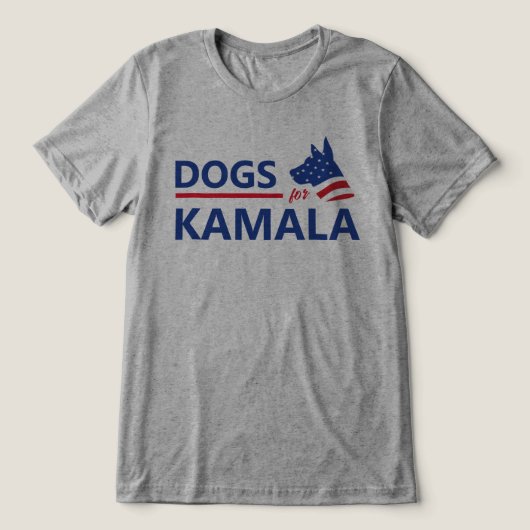 カマラの犬 トライブレンドＴシャツ (デザイン正面)