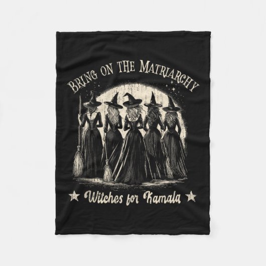 カマラの邪悪のために気ままな母系階層を持って来る フリースブランケット (正面)