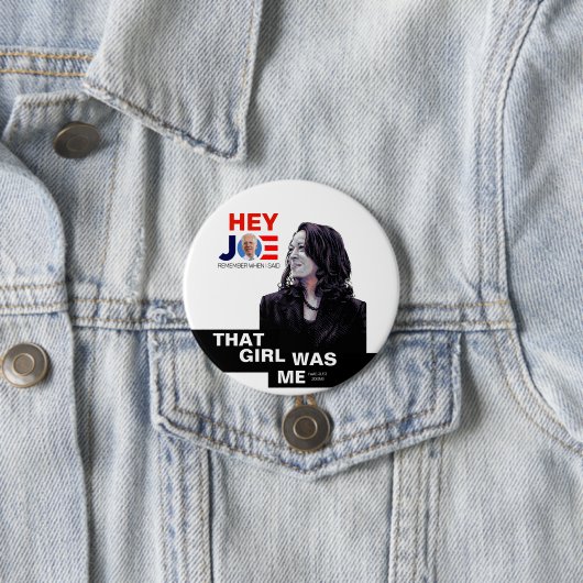 カマラはちょうど冗談を言っていた 缶バッジ (インサイチュ)