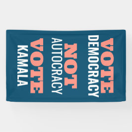 カマラは専制ではない投票カスタマイズ 横断幕