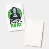 カマラは生意気で面白くて皮肉屋 バッジ (正面＆裏面)