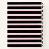 カマラは私の妹のピンクと黒です ノートブック (裏面)