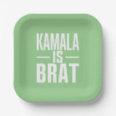 カマラはbrat ペーパープレート (正面)
