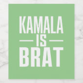 カマラはbrat ワインラベル (シングルラベル)