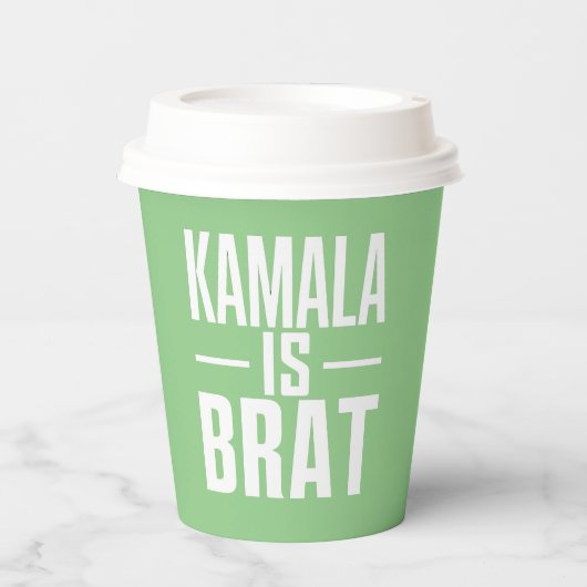 カマラはbrat 紙コップ (正面)