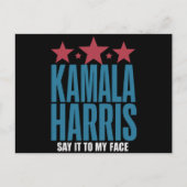 カマラもしハリス得君は言いたいことがある ポストカード (正面)