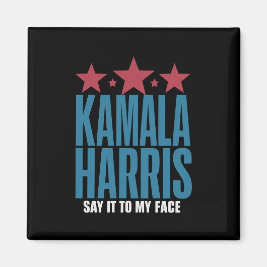 カマラもしハリス得君は言いたいことがある マグネット (正面)