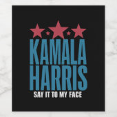 カマラもしハリス得君は言いたいことがある ワインラベル (シングルラベル)