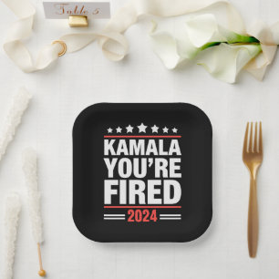 カマラよ解任せよ カマラ・ハリス 2024 ペーパープレート