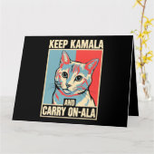 カマラをキープして進め - ア・ラ・LA カマラ・ハリス カード (黄色い花)