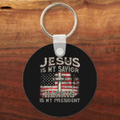 カマライエスは私の救い主ハリスは私の大統領である キーホルダー (正面)