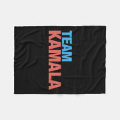 カマラカマラハリス47 47th社長 フリースブランケット (正面(横))