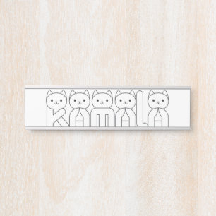 カマラキャットレタープレジデント2024 サインプレート