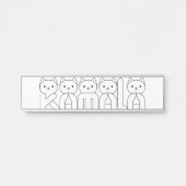 カマラキャットレタープレジデント2024 サインプレート (正面)