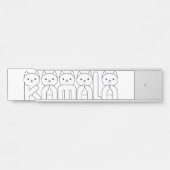 カマラキャットレタープレジデント2024 サインプレート (正面)