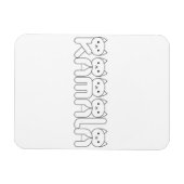 カマラキャットレタープレジデント2024 マグネット (横)