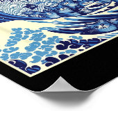 カマラキャットレディおもしろいにネコの波 ポスター (角)