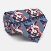 カマラキャット2024米国選挙民主党員 ネクタイ (ロール)