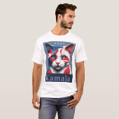 カマラキャット2024米国選挙民主党員 Tシャツ (正面フル)