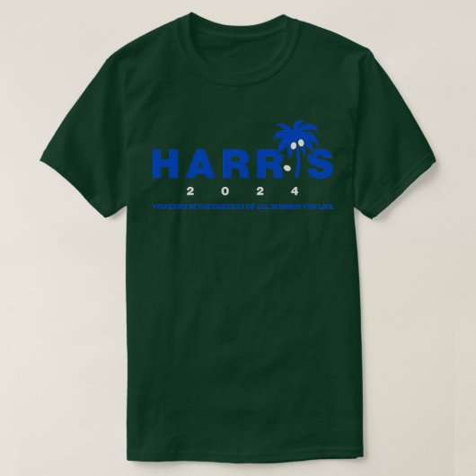 カマラココナッツツリーミーム2024 Tシャツ (デザイン正面)