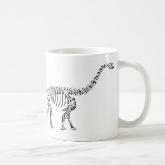 カマラサウルスの恐竜の旧式なプリント コーヒーマグカップ