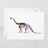 カマラサウルスの骨格 ポストカード (正面/裏面)