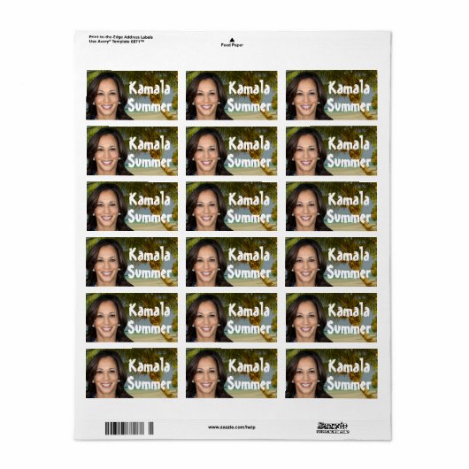 カマラサマー2024 ラベル (フルシート)