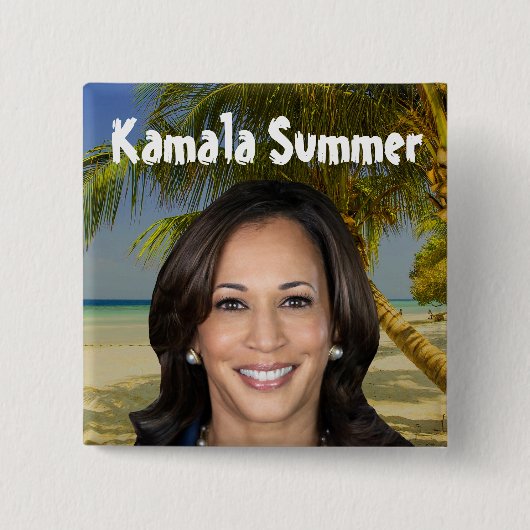 カマラサマー2024 缶バッジ (正面)