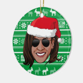 カマラサンタハットアンドアビエーター セラミックオーナメント (左)