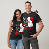 カマラシルエットグラフィック用キャットレディース Tシャツ (ユニセックス)