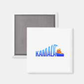 カマラトランプのラディーおもしろい用ブルーキャッツの波 マグネット (正面/裏面)